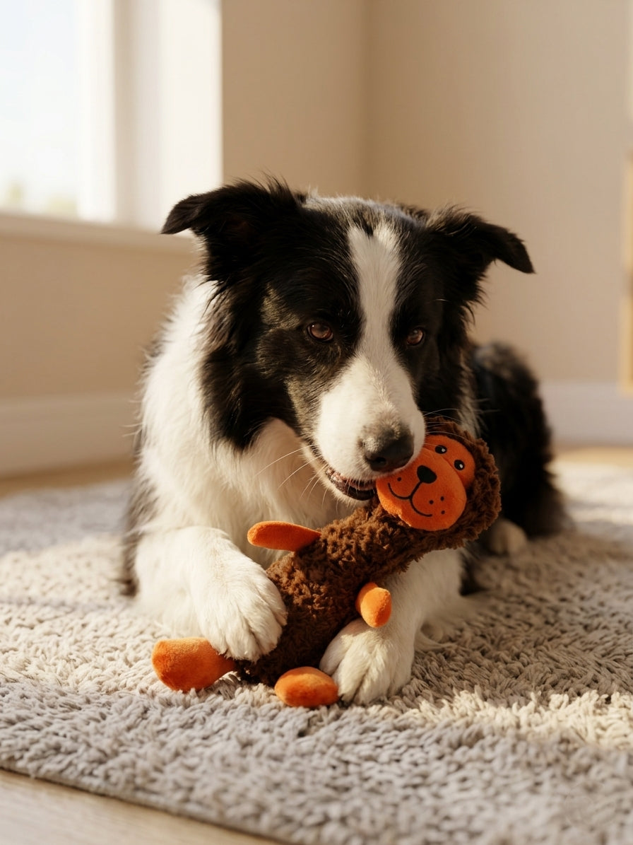Lion Squeaky Plush Dog Toy