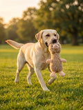 Alpaca Squeaky Plush Dog Toy
