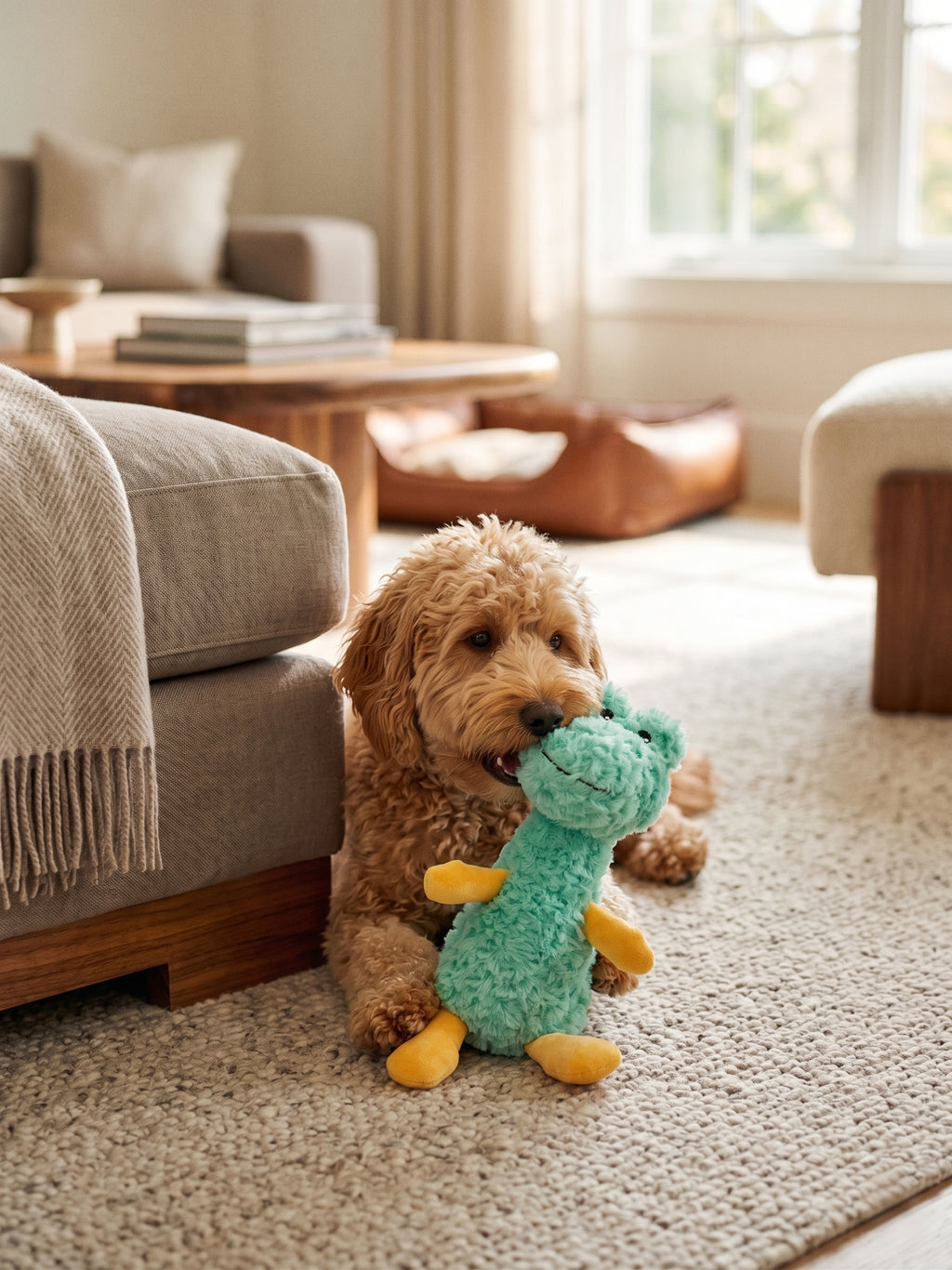 Crocodile Squeaky Plush Dog Toy