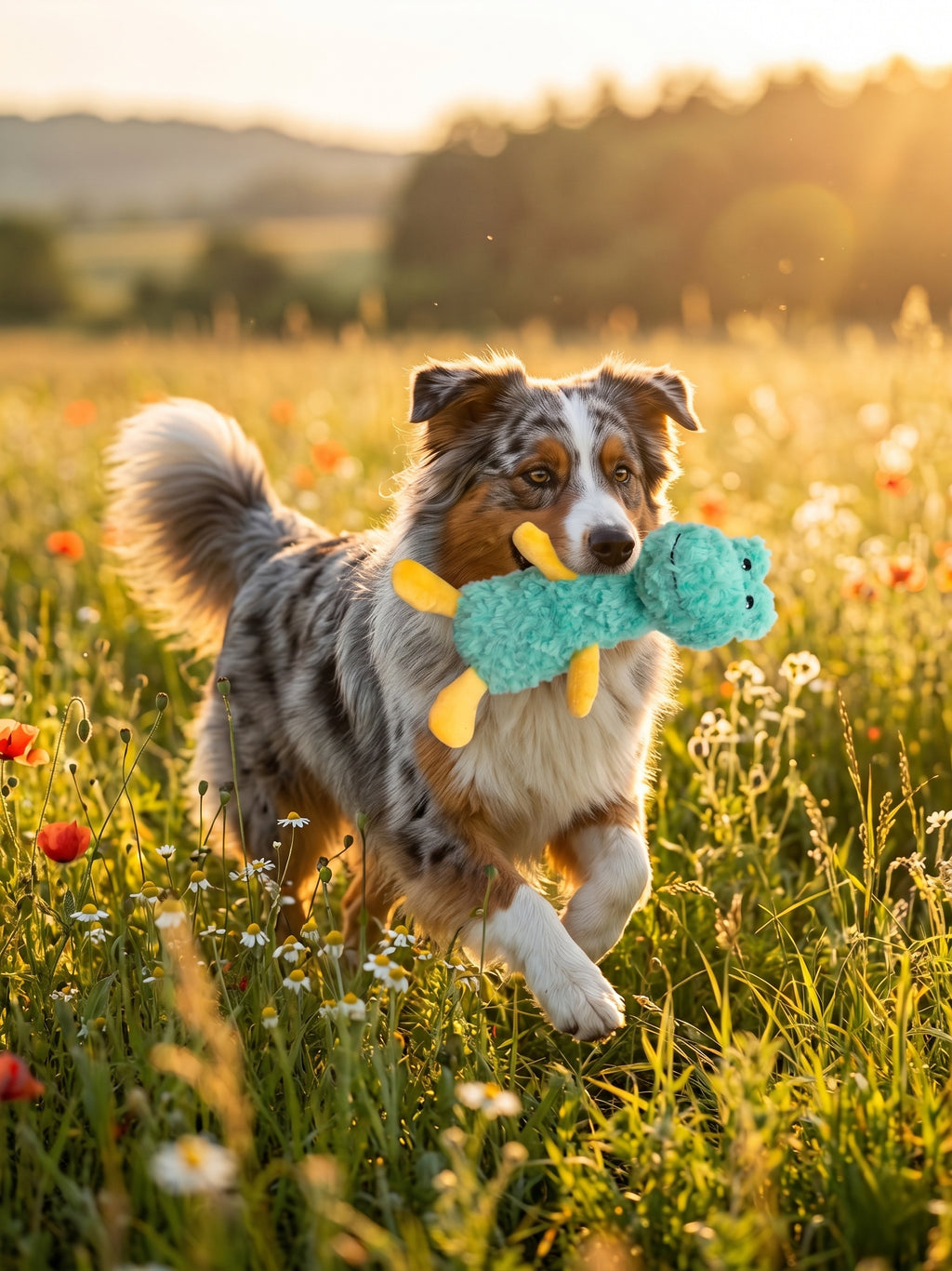 Crocodile Squeaky Plush Dog Toy
