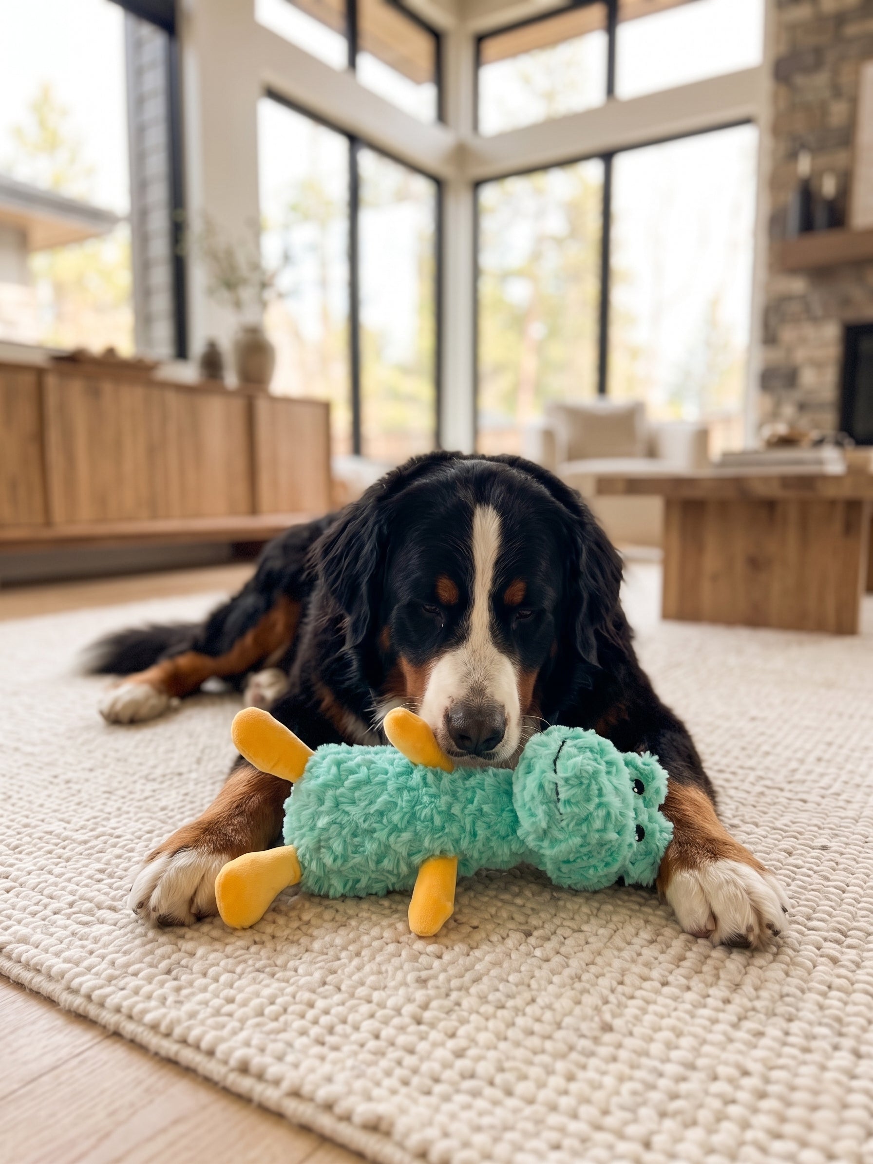 Crocodile Squeaky Plush Dog Toy